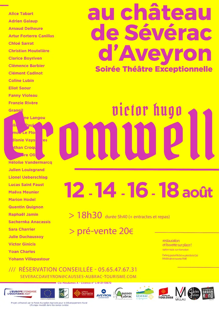 Cromwell affiche 2025